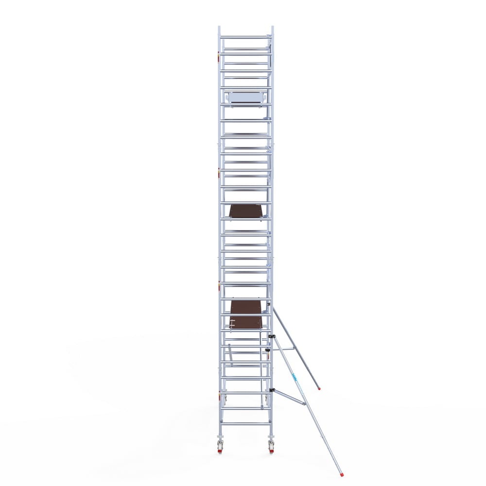 Rolsteiger Professional 90x305 8,2m werkhoogte carbon vloer tegen de gevel