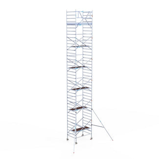 Rolsteiger Original  135x190 13,2m werkhoogte carbon vloer tegen de gevel