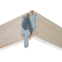 Rolsteiger Basic 75x305 5,2m werkhoogte carbon vloer tegen de gevel