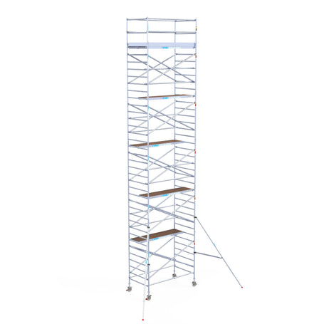 Steigeraanhanger afsluitbaar 250 + Rolsteiger Standaard 135x250 12,2m werkhoogte carbon vloer