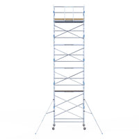 Rolsteiger Alumexx Light 135x250 11,2m werkhoogte tegen de gevel