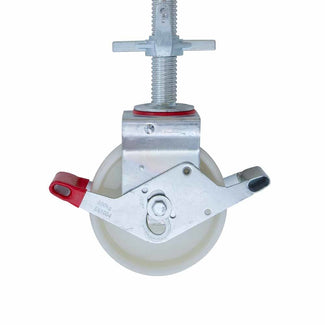 Nylon steigerwiel met stalen spindel