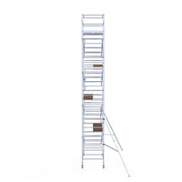 Steigeraanhanger afsluitbaar 250 + Rolsteiger Standaard 135x250 10,2m werkhoogte