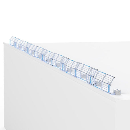 SGS Dakrandbeveiliging Slim PLUS 30 mtr complete set plat dak