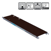 Rolsteiger platform 250 cm met luik