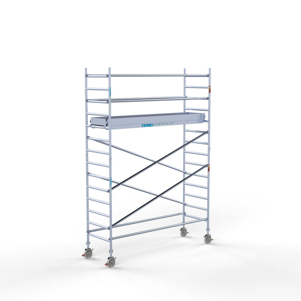 Rolsteiger Original 90x305 5,2m werkhoogte tegen de gevel