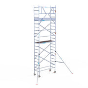 Rolsteiger Original  75x190 7,2m werkhoogte carbon vloer tegen de gevel