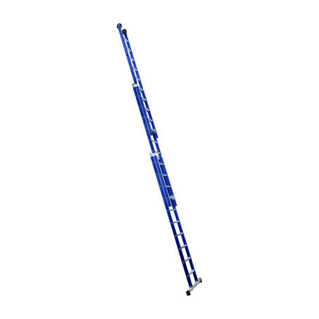 Eurostairs Reform ladder driedubbel recht 3x10 sporten BLAUW