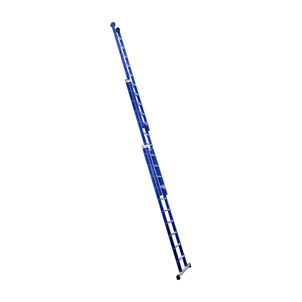 Eurostairs Reform ladder driedubbel recht 3x10 sporten BLAUW