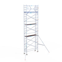 Rolsteiger Original  75x250 9,2m werkhoogte carbon vloer tegen de gevel