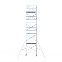 Rolsteiger Original  90x190 10,2m werkhoogte carbon vloer tegen de gevel