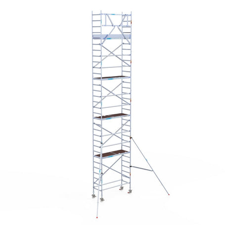Rolsteiger Original  75x190 10,2m werkhoogte carbon vloer tegen de gevel