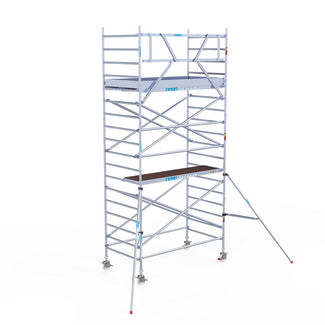 Rolsteiger Original  135x250 6,2m werkhoogte carbon vloer tegen de gevel