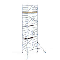 Rolsteiger Alumexx Extra 135x190 8,2m werkhoogte tegen de gevel