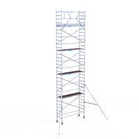 Rolsteiger Original  75x250 10,2m werkhoogte carbon vloer tegen de gevel