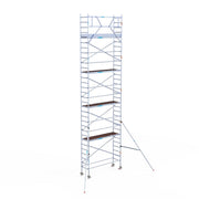Rolsteiger Original  75x250 10,2m werkhoogte carbon vloer tegen de gevel