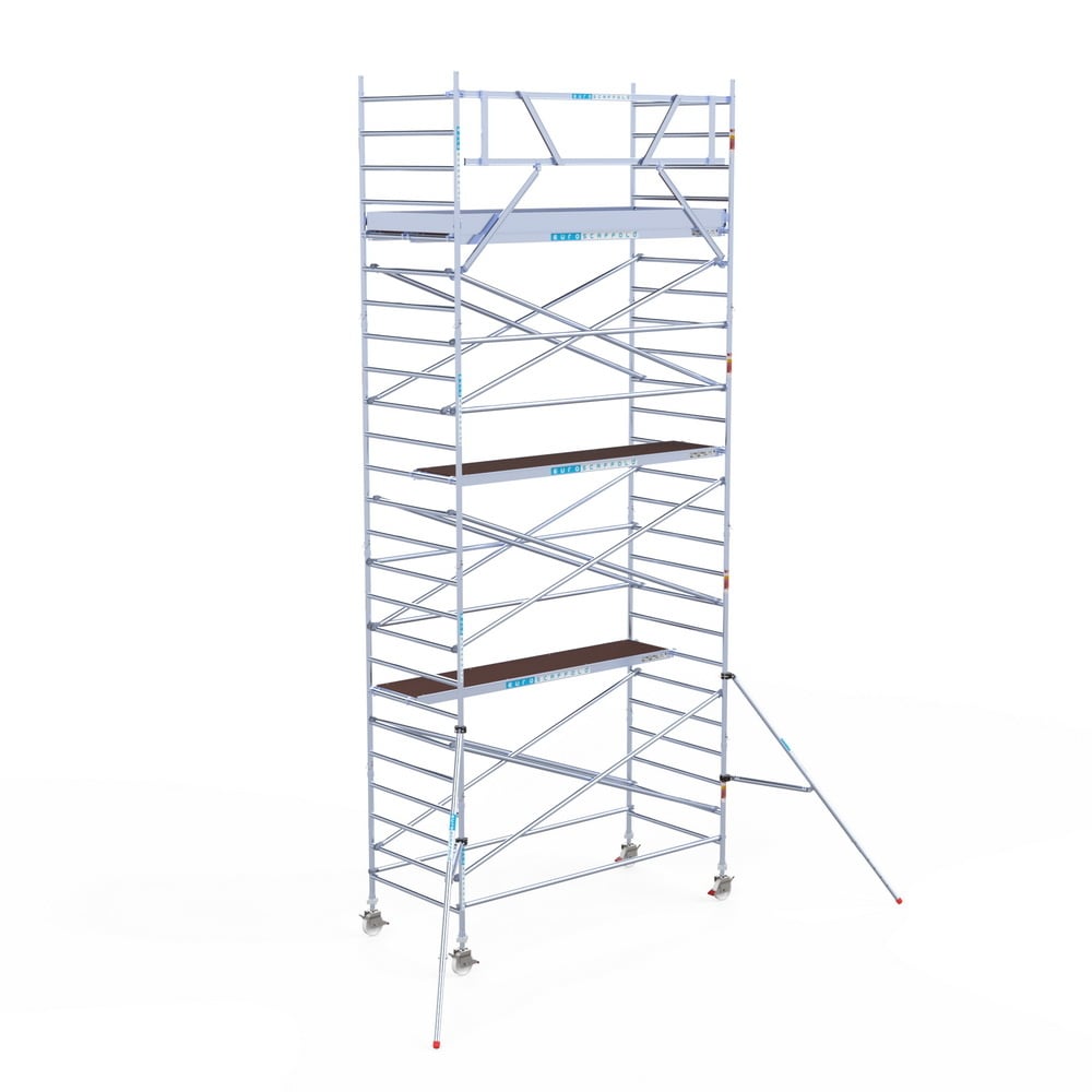 Rolsteiger Original  135x305 8,2m werkhoogte carbon vloer tegen de gevel