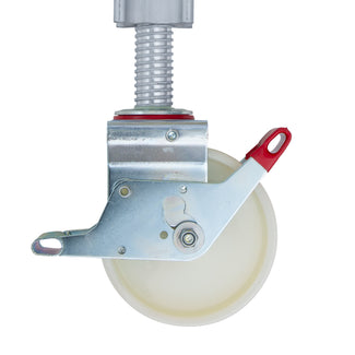 Nylon steigerwiel met aluminium spindel