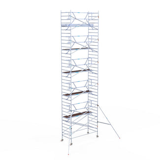 Rolsteiger Professional 135x305 12,2m werkhoogte tegen de gevel