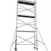 Steigeraanhanger 250 + Rolsteiger Standaard 135x250 12,2m werkhoogte carbon vloer