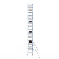 Rolsteiger Alumexx Light 90x250 10,2m werkhoogte tegen de gevel