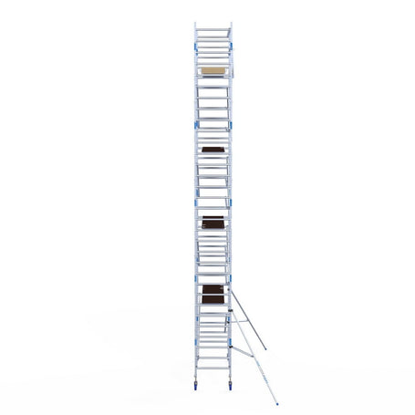 Rolsteiger Alumexx Light 90x250 10,2m werkhoogte tegen de gevel
