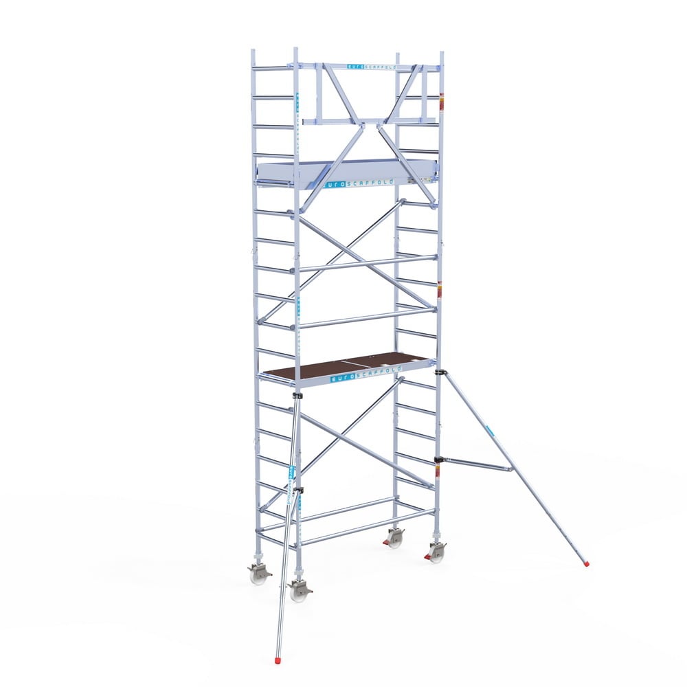 Rolsteiger Original  75x190 6,2m werkhoogte carbon vloer tegen de gevel