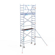 Rolsteiger Original  75x190 6,2m werkhoogte carbon vloer tegen de gevel