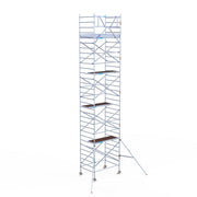 Rolsteiger Original  135x190 10,2m werkhoogte carbon vloer tegen de gevel