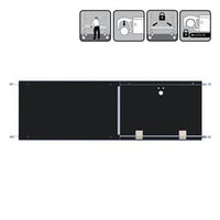 Carbon panelen voor steigerplatforms (190cm) Met luik - Los verkrijgbaar