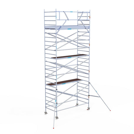 Rolsteiger Original  135x305 8,2m werkhoogte carbon vloer tegen de gevel