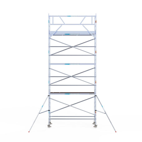 Rolsteiger Original  90x305 8,2m werkhoogte carbon vloer tegen de gevel