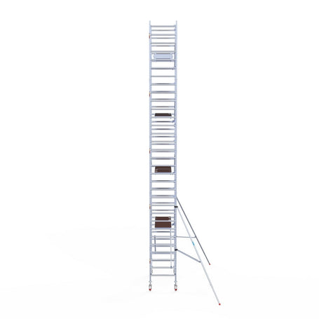 Rolsteiger Professional 90x190 10,2m werkhoogte carbon vloer tegen de gevel