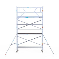Rolsteiger Original  75x305 6,2m werkhoogte carbon vloer tegen de gevel