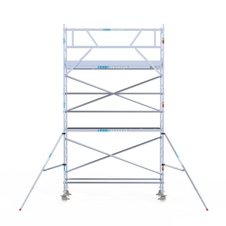 Rolsteiger Original  75x305 6,2m werkhoogte carbon vloer tegen de gevel