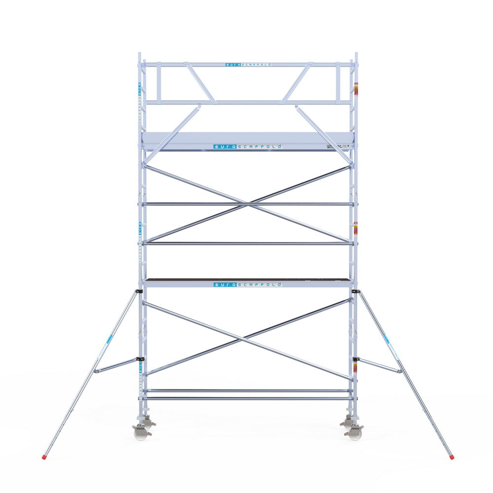 Rolsteiger Original  75x305 6,2m werkhoogte carbon vloer tegen de gevel