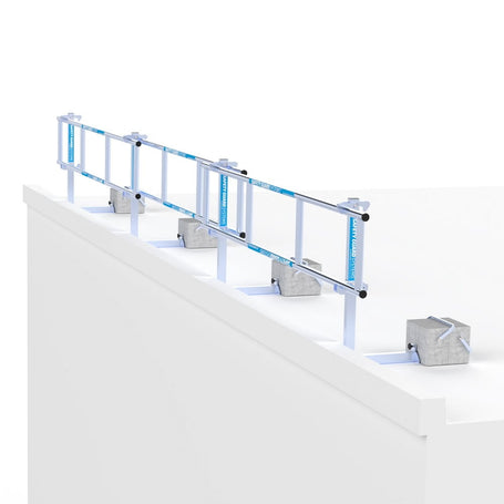 SGS Dakrandbeveiliging Slim 9 mtr complete set plat dak
