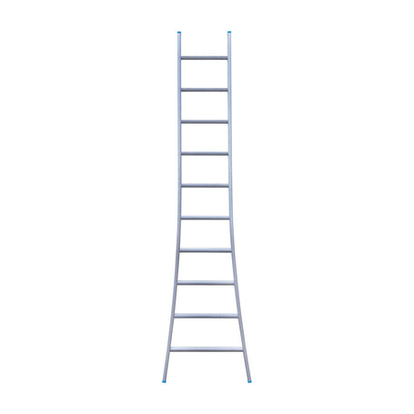 Eurostairs Ladder enkel uitgebogen 1x10 sporten
