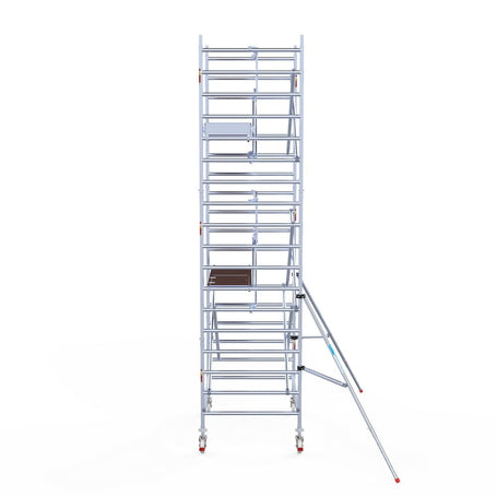 Rolsteiger Professional 135x190 6,2m werkhoogte carbon vloer tegen de gevel