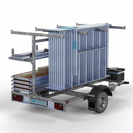 Steigeraanhanger 250 + Rolsteiger Basic 135x250 12,2m werkhoogte