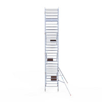 Rolsteiger Original  135x190 9,2m werkhoogte carbon vloer tegen de gevel