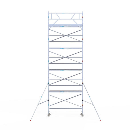 Rolsteiger Original  75x305 10,2m werkhoogte carbon vloer tegen de gevel