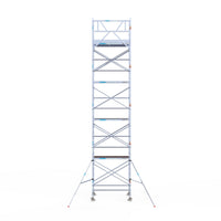 Rolsteiger Original  135x190 10,2m werkhoogte carbon vloer tegen de gevel
