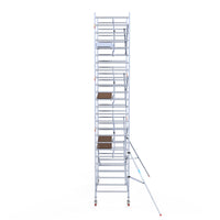 Steigeraanhanger 305 + Rolsteiger Standaard 135x305 8,2m werkhoogte enkele voorloopleuning