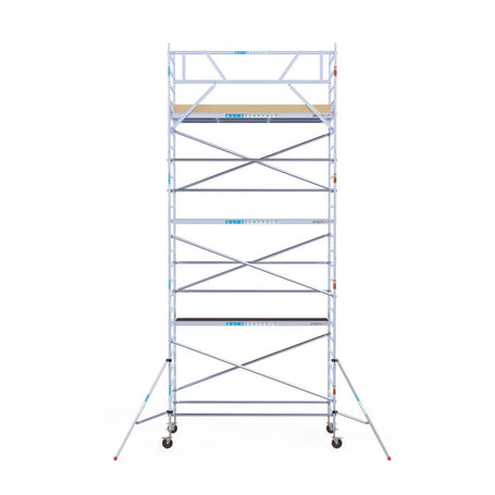 Rolsteiger Basic 135x305 8,2m werkhoogte tegen de gevel
