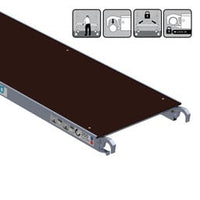 Houten panelen voor steigerplatforms (250cm) Zonder luik - Los verkrijgbaar