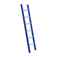 Eurostairs Ladder enkel recht 1x6 sporten BLAUW