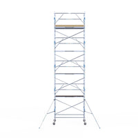 Rolsteiger Alumexx Extra 135x250 10,2m werkhoogte tegen de gevel