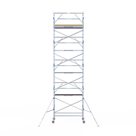 Rolsteiger Alumexx Extra 135x250 10,2m werkhoogte tegen de gevel