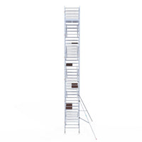 Rolsteiger Original  135x250 12,2m werkhoogte carbon vloer tegen de gevel